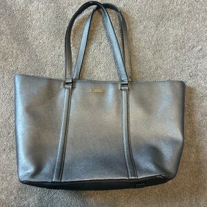Kate Spade Silver Tote Bag